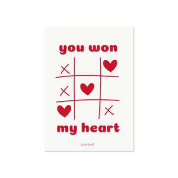 Postcard You won my heart