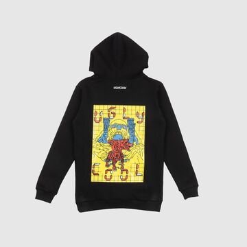 Black hoodie SoCool x UglyCool
