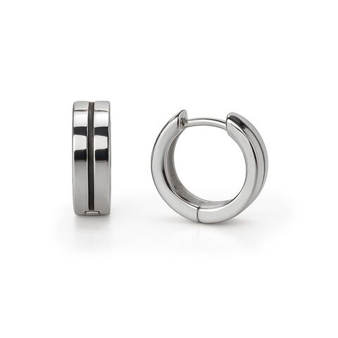 Earrings Simple with a black line