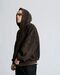 Black oversized hoodie Qoma Washed