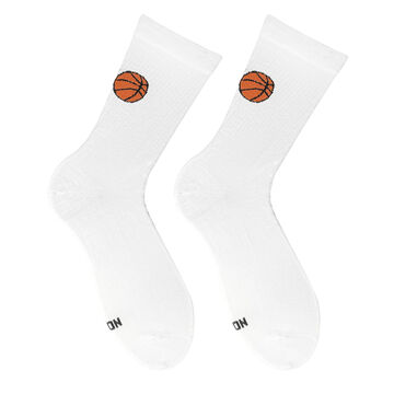 White Basketball socks