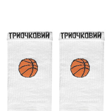 White Basketball socks