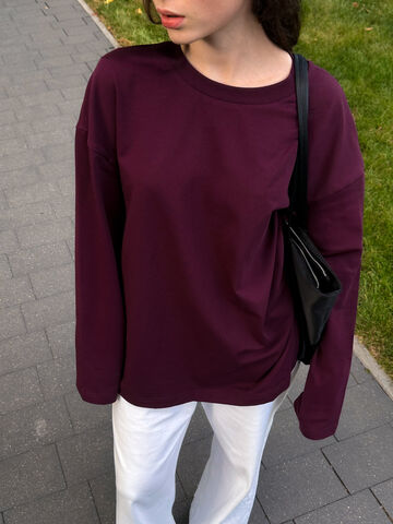 Longsleeve unisex Marsala