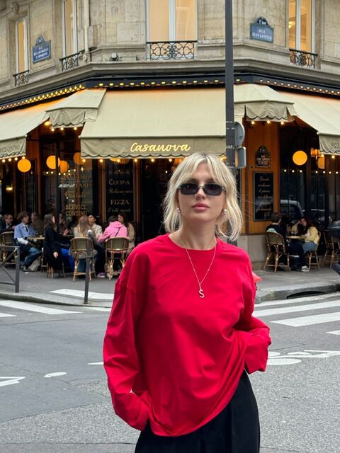 Лонгслів унісекс Red