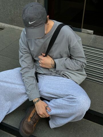 Longsleeve unisex Grey