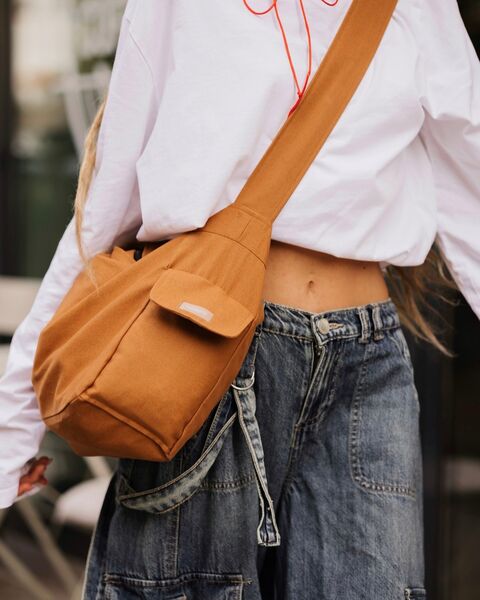 Шопер "Fluffy bag regular" rust