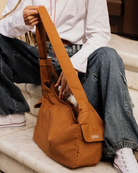 Шопер "Fluffy bag regular" rust