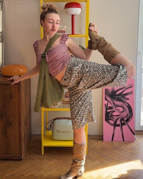 Khaki Johny Bag Nylon