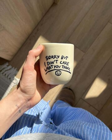 Склянка Sorry but I don’t care what you think