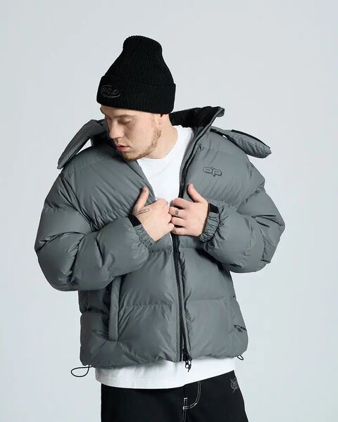 Зимова чоловіча пухова куртка Homie 3.0 сіра