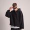 Oversized hoodie Shark black