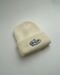 Unisex beanie Elle with embroidery milk