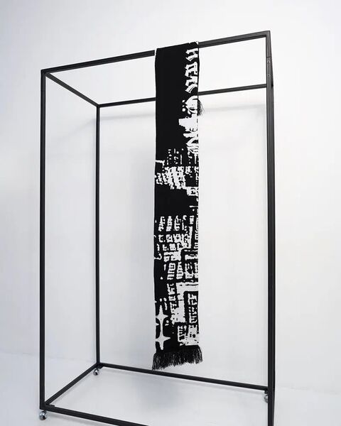 Шарф унісекс 1654 чорний