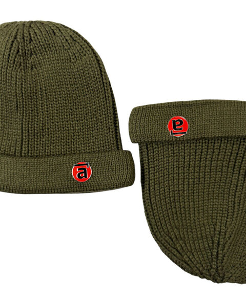 Шапка "Pin Beanie Hat" Khaki