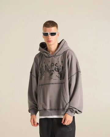 Oversized Hoodie Nip Graphite