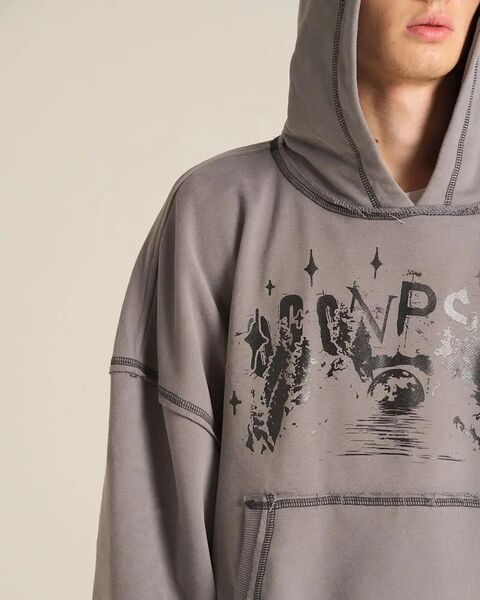 Худі оверсайз Nip графіт