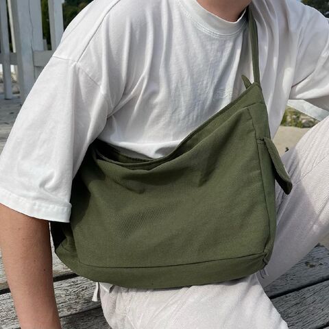 Fluffy bag army khaki