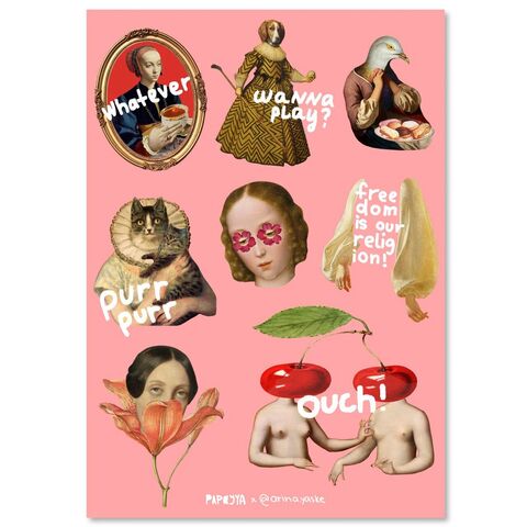 Стікерсет Collages by Arina Yaskevych