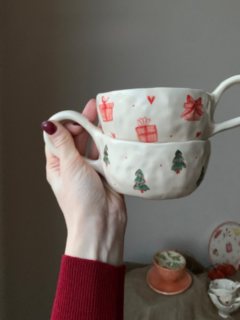 Cup with gifts
