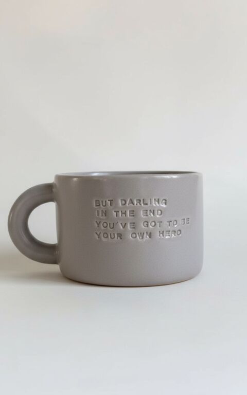 Сіра чашка "But darling..."