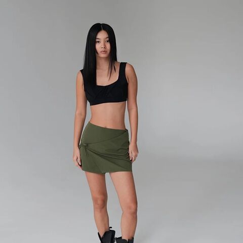 Upcycled crop top