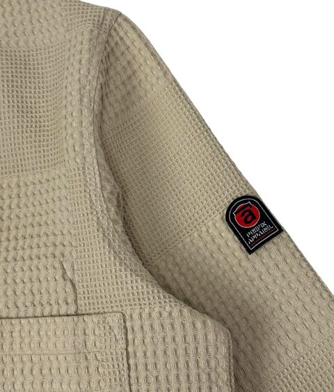 Waffle Overshirt Beige