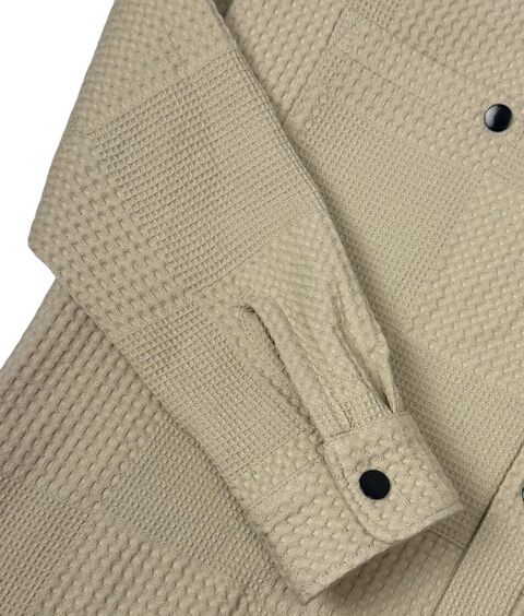 Waffle Overshirt Beige
