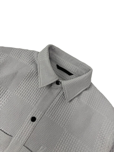 Waffle Overshirt Grey