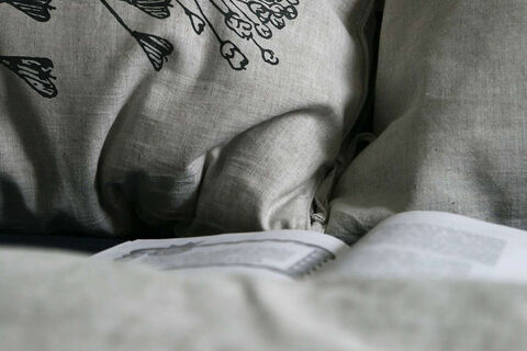 Комплект з небіленого льону з грициком