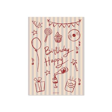 Postcard Happy party