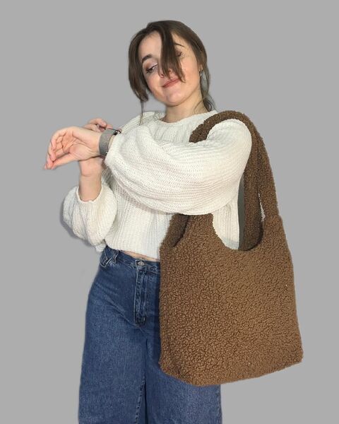 Teddy Big bag, chocolate