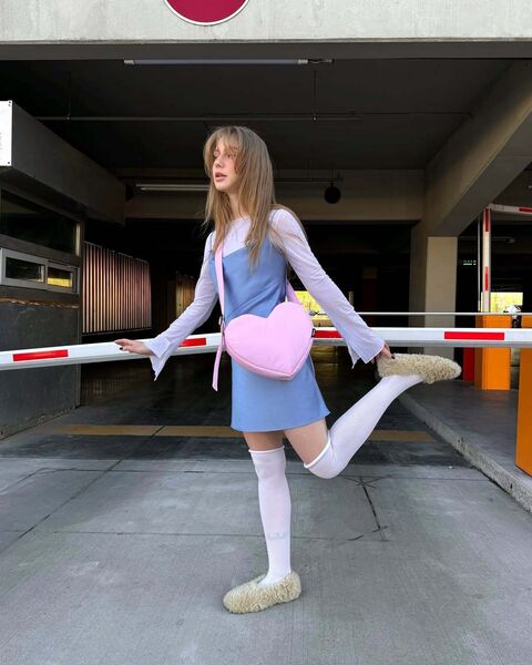 Рожева сумка Heart Bag