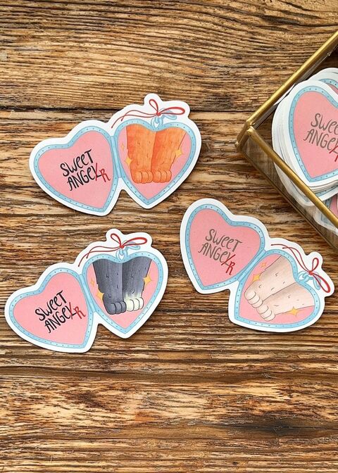 Стікери Лапки 3