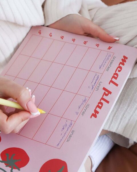Нотпад Meal plan