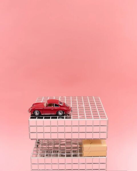 Столик "Cube Shelf" Mirror