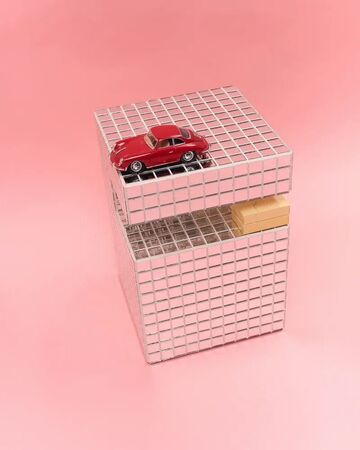 Столик "Cube Shelf" Mirror