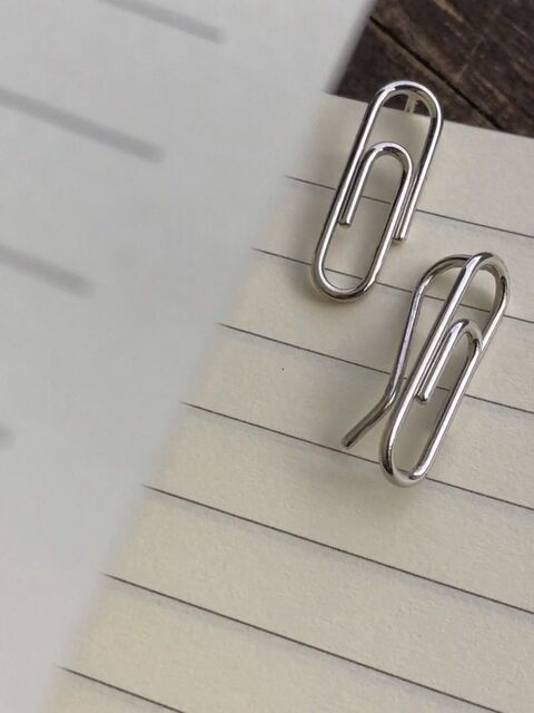 Сережки «Скріпки»