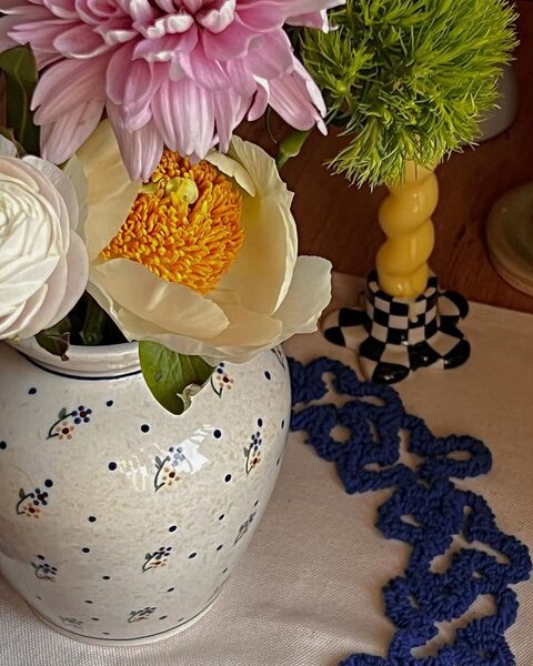 Підсвічник Checkered Black