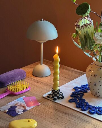 Підсвічник Checkered Black