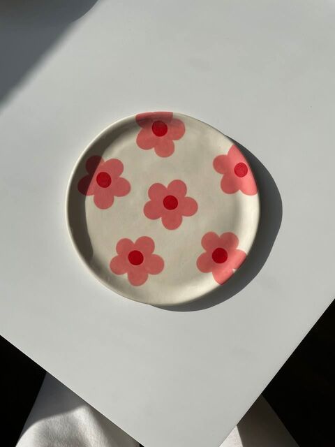 Тарілка Flower Pink