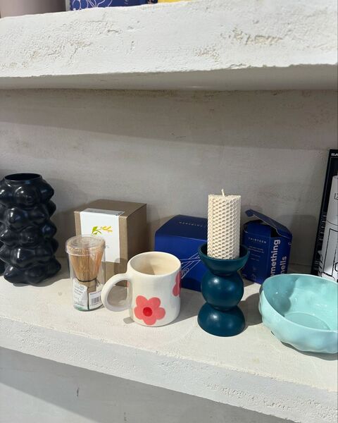 Ceramic cup Flower Pink