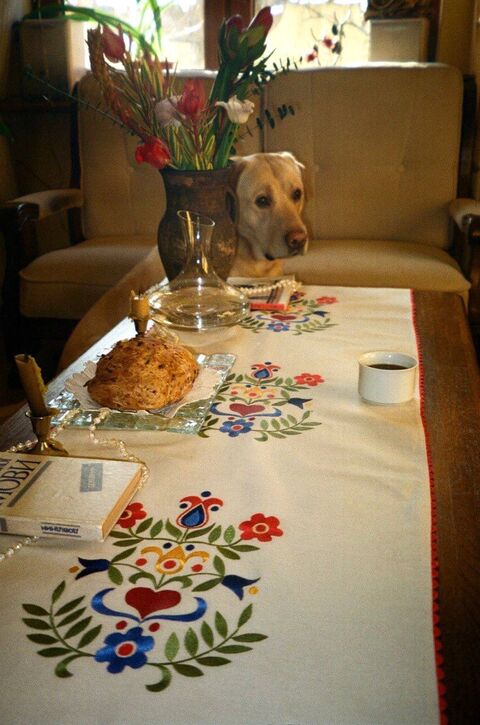 Вишитий ранер для столу Живограй