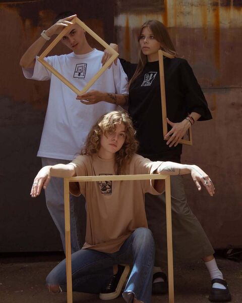 Oversized T-shirt "Painting"