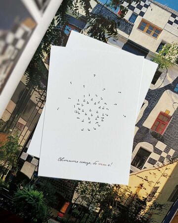 Postcard "The sun shines because you exist!"
