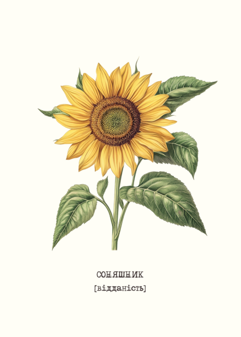Postcard Sunflower