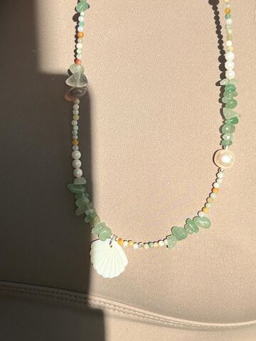 Necklace "Sea glass"
