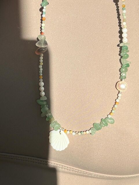 Necklace "Sea glass"