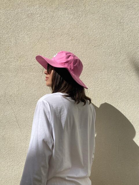 Bright pink panama Camp