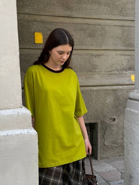 Футболка “Changes” кольору лайм