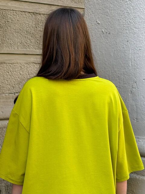 Футболка “Changes” кольору лайм